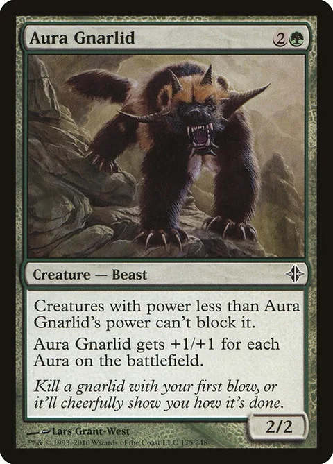 Aura Gnarlid, card 175 from Rise of the Eldrazi