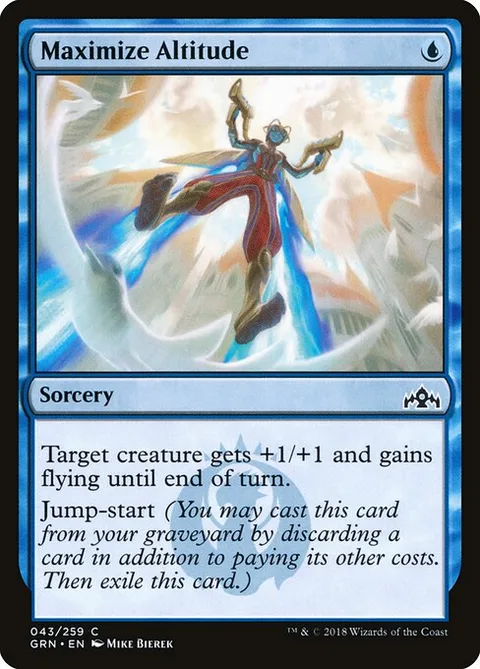 Maximize Altitude, card 43 from Guilds of Ravnica