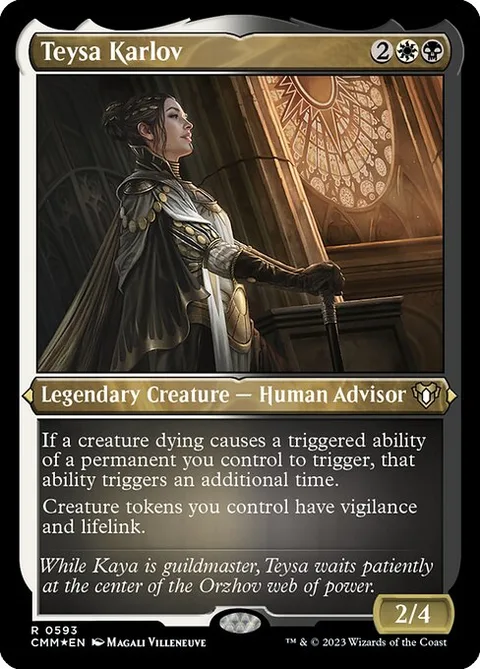 Teysa Karlov, carte 593 de Commander Masters