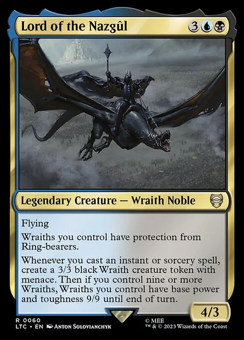 Lord of the Nazgûl, carte 60 de Tales of Middle-earth Commander