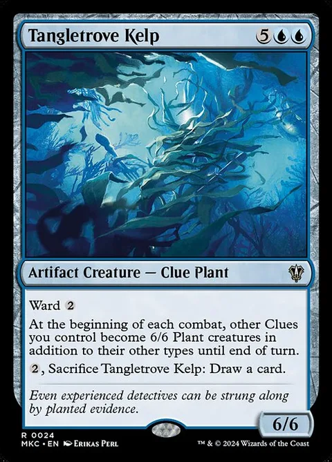 Tangletrove Kelp, card 24 from Murders at Karlov Manor Commander