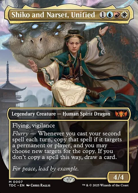 Shiko and Narset, Unified, carte 7 de Tarkir: Dragonstorm Commander