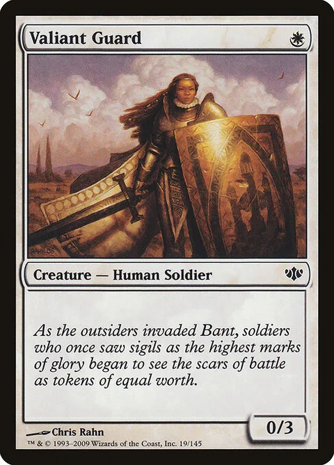 Valiant Guard, carte 19 de Conflux
