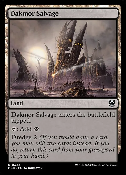 Dakmor Salvage, carte 333 de Modern Horizons 3 Commander