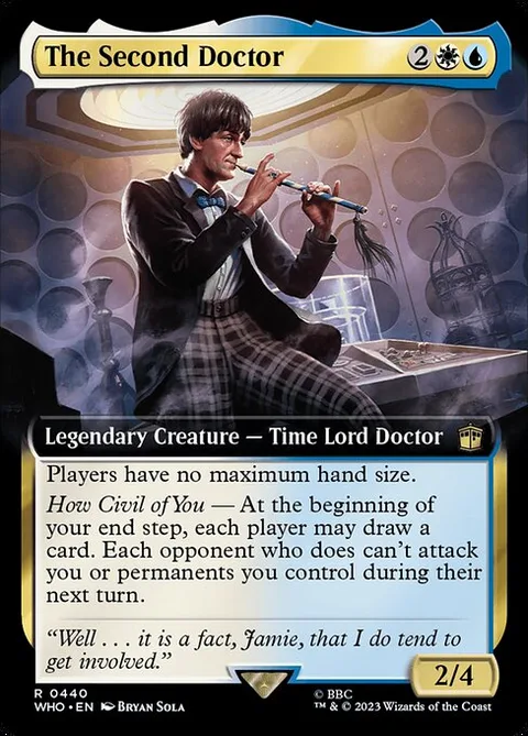 The Second Doctor, card 440 from Doctor Who