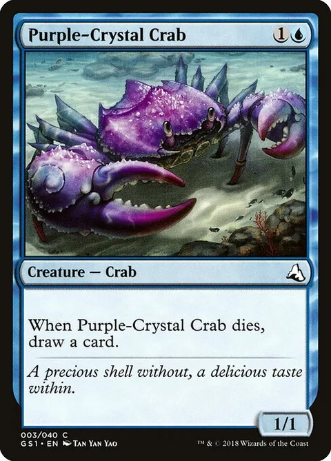 Purple-Crystal Crab, carte 3 de Global Series Jiang Yanggu & Mu Yanling