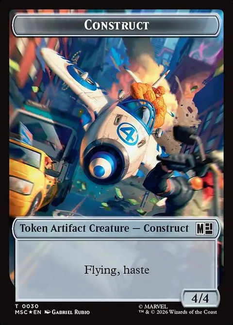 Construct, card 30 from Marvel Super Heroes Commander Tokens