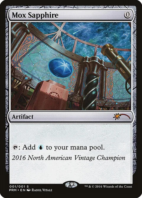 Mox Sapphire, card 2016NA from Vintage Championship