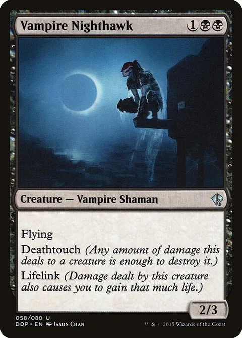 Vampire Nighthawk, carte 58 de Duel Decks: Zendikar vs. Eldrazi