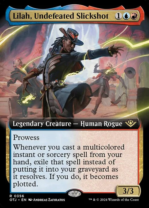 Lilah, Undefeated Slickshot, card 356 from Outlaws of Thunder Junction