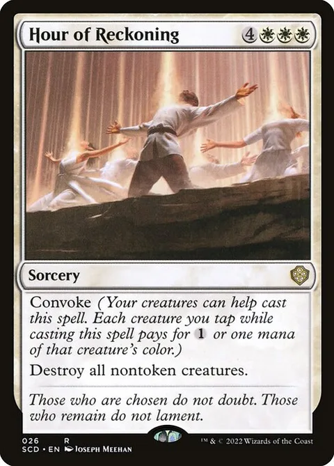 Hour of Reckoning, card 26 from Starter Commander Decks