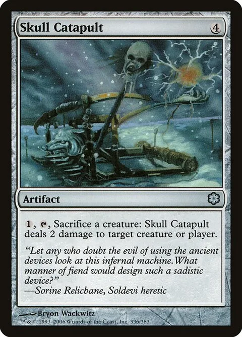 Skull Catapult, card 336 from Coldsnap Theme Decks