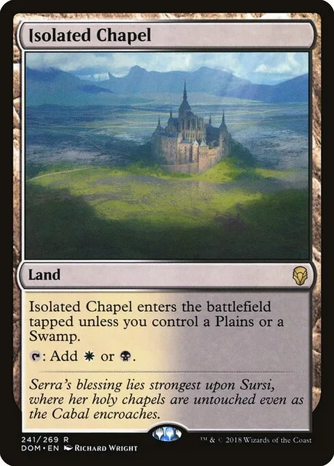 Isolated Chapel, card 241 from Dominaria