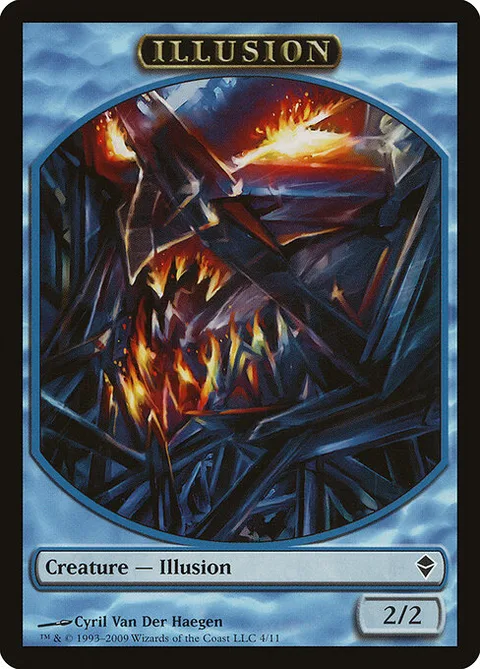 Illusion, card 4 from Zendikar Tokens