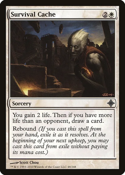 Survival Cache, card 48 from Rise of the Eldrazi