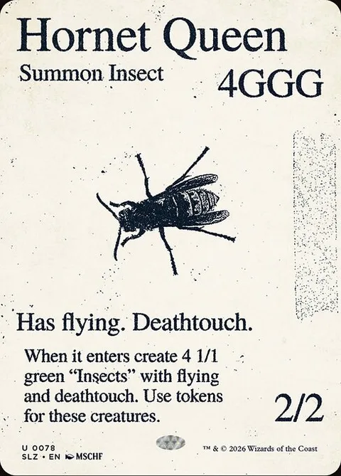Hornet Queen, card 78 from The Zeta Set