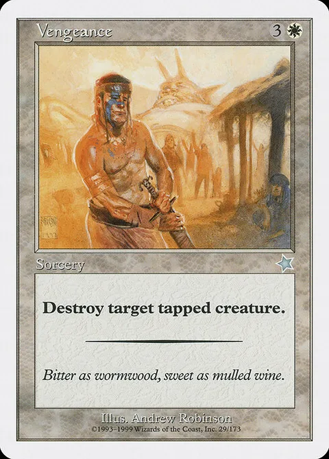 Vengeance, card 29 from Starter 1999