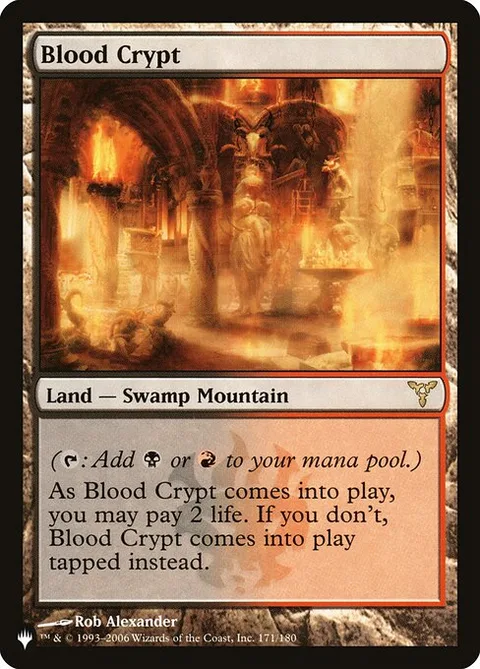 Blood Crypt, card DIS-171 from The List