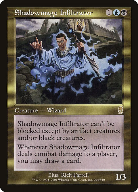 Shadowmage Infiltrator, card 294 from Odyssey