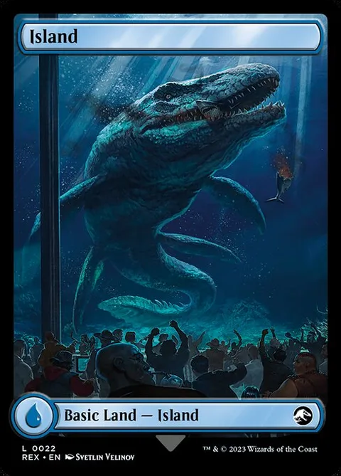 Island // Island, card 22 from Jurassic World Collection