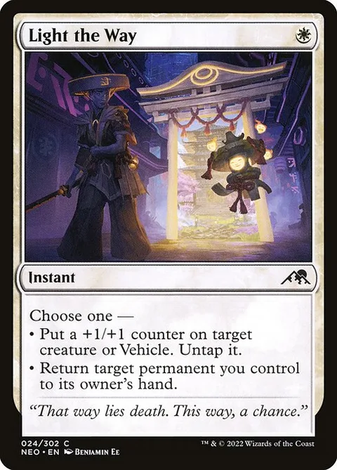 Light the Way, carte 24 de Kamigawa: Neon Dynasty