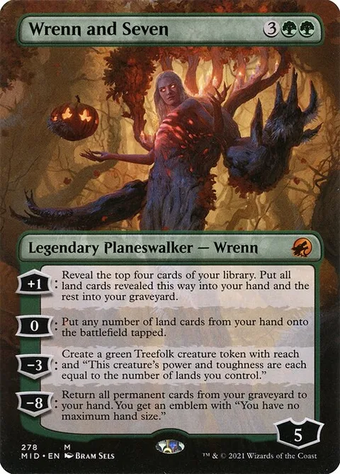 Wrenn and Seven, card 278 from Innistrad: Midnight Hunt