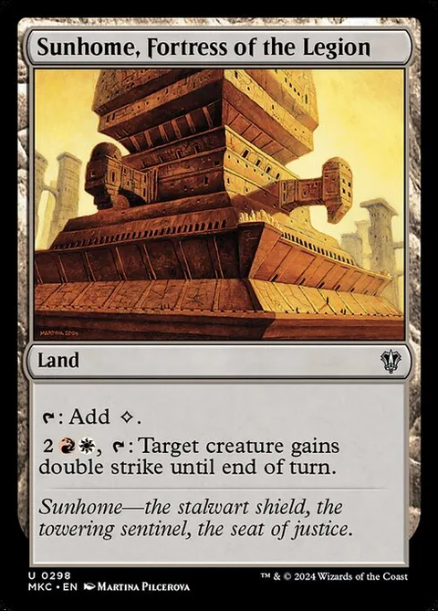 Sunhome, Fortress of the Legion, carte 298 de Murders at Karlov Manor Commander