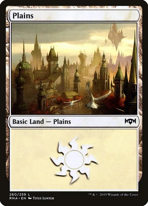 Plains, carte 260 de Ravnica Allegiance
