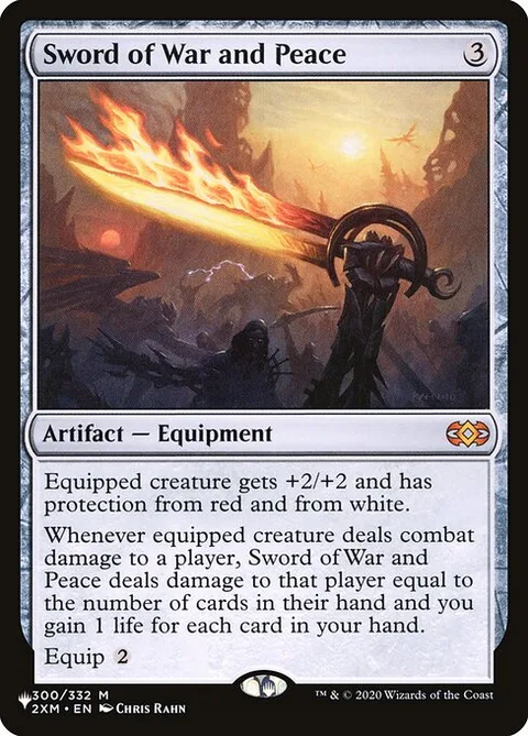 Sword of War and Peace, card 2XM-300 from The List