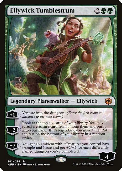 Ellywick Tumblestrum, carte 181 de Adventures in the Forgotten Realms