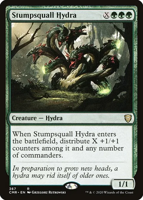 Stumpsquall Hydra, card 367 from Commander Legends