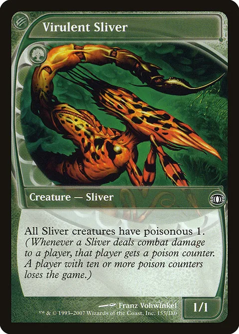 Virulent Sliver, carte 155 de Future Sight