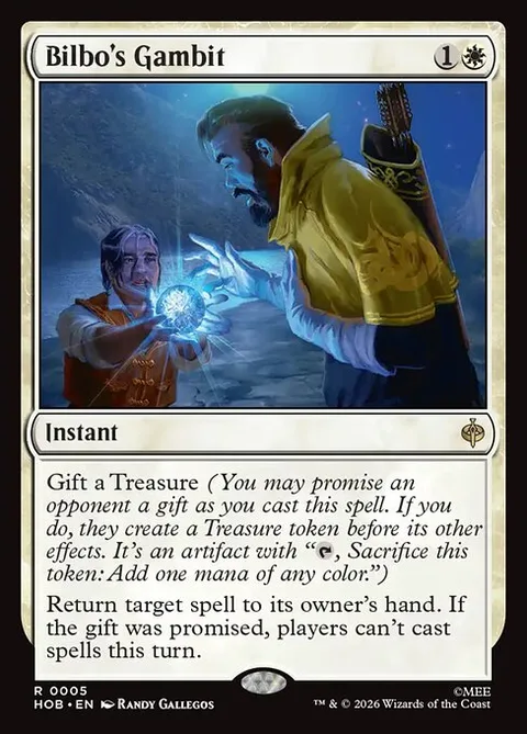 Bilbo's Gambit, card 5 from The Hobbit