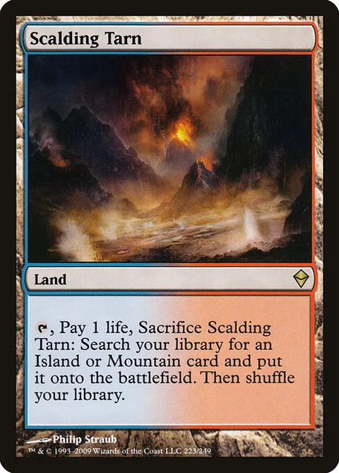 Scalding Tarn, card 223 from Zendikar