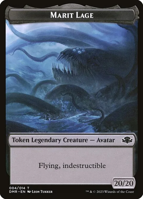 Marit Lage, card 4 from Dominaria Remastered Tokens
