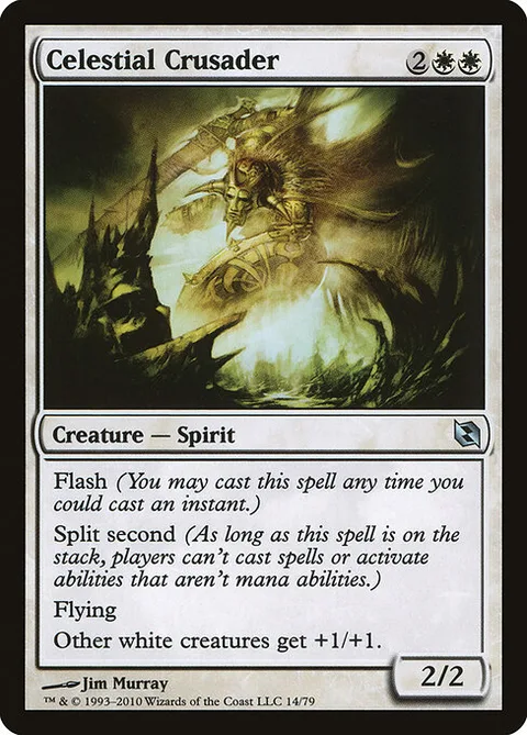 Celestial Crusader, card 14 from Duel Decks: Elspeth vs. Tezzeret