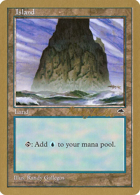 Island, card rb337 from World Championship Decks 1998