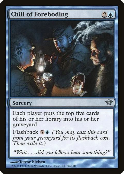 Chill of Foreboding, card 32 from Dark Ascension