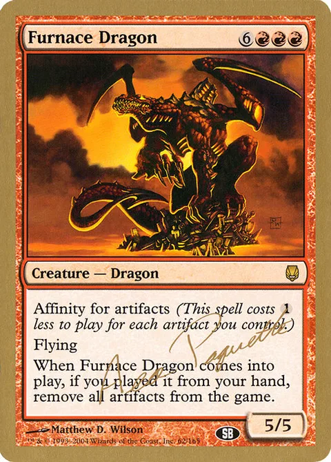 Furnace Dragon, card ap62sb from World Championship Decks 2004