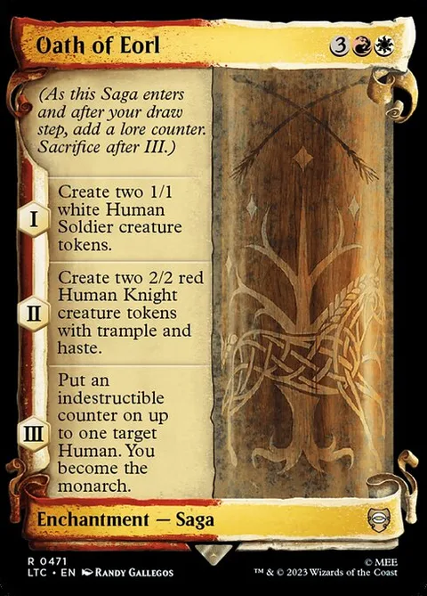 Oath of Eorl, card 471 from Tales of Middle-earth Commander