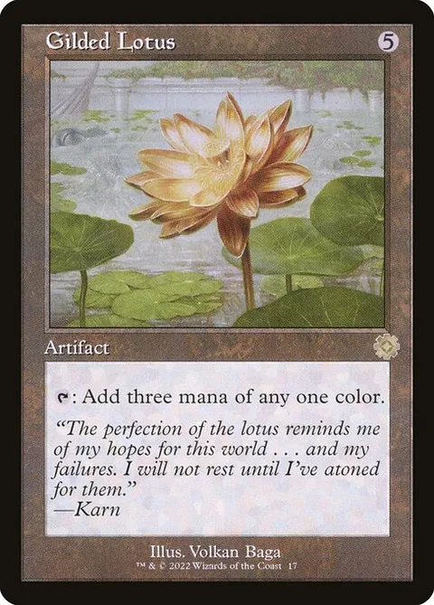 Gilded Lotus, card 17 from The Brothers' War Retro Artifacts