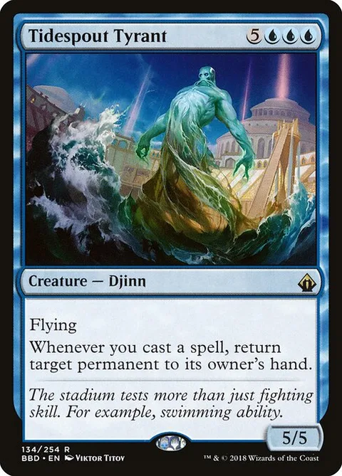 Tidespout Tyrant, card 134 from Battlebond