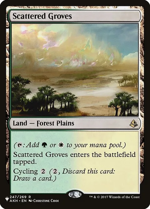 Scattered Groves, carte AKH-247 de The List