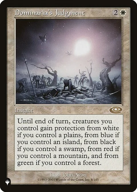 Dominaria's Judgment, card PLS-4 from The List