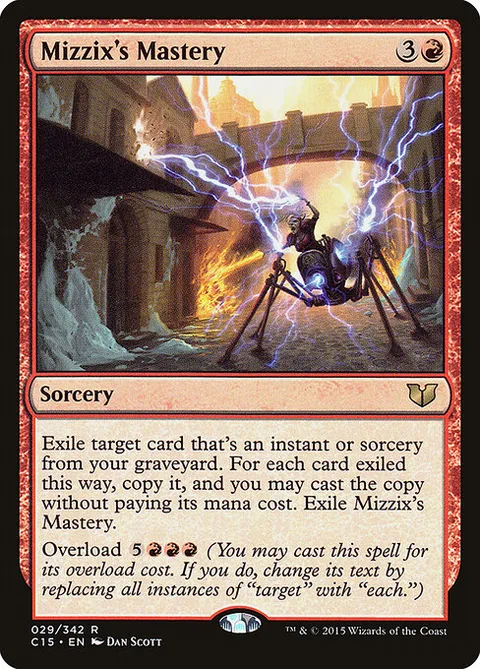 Mizzix's Mastery, card 29 from Commander 2015