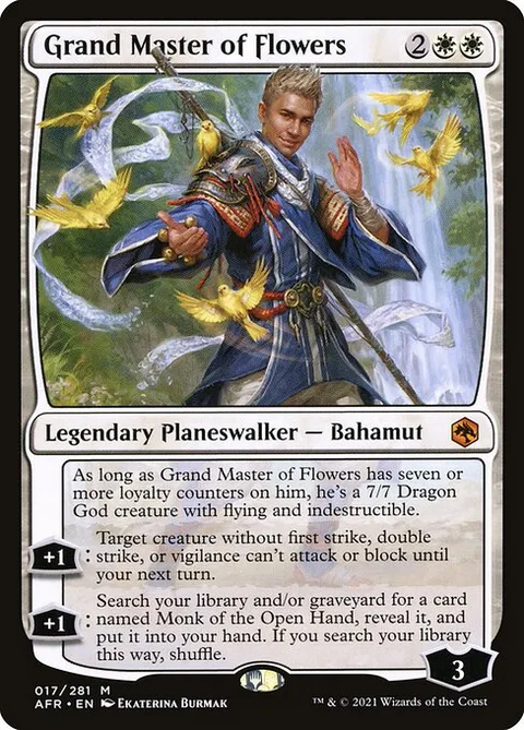 Grand Master of Flowers, card 17 from Adventures in the Forgotten Realms