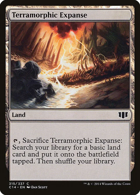 Terramorphic Expanse, carte 315 de Commander 2014