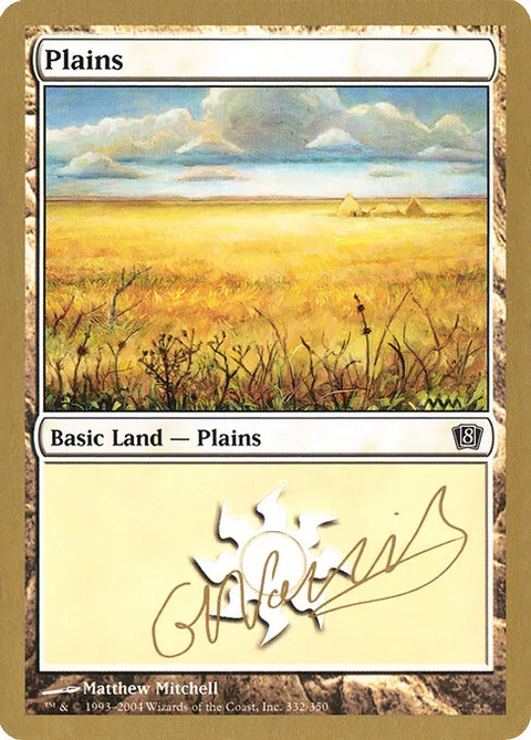 Plains, carte gn332 de World Championship Decks 2004