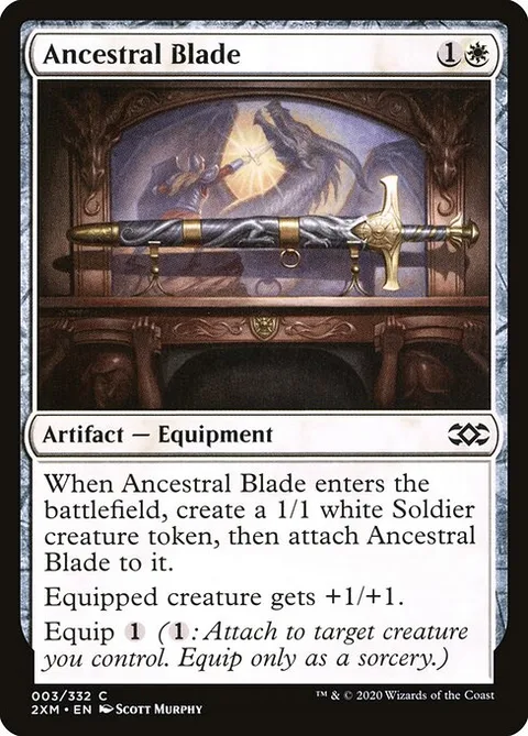Ancestral Blade, card 3 from Double Masters