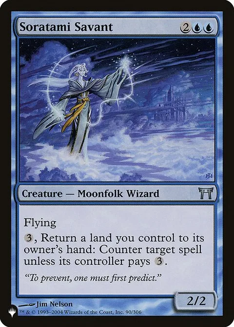 Soratami Savant, card CHK-90 from The List